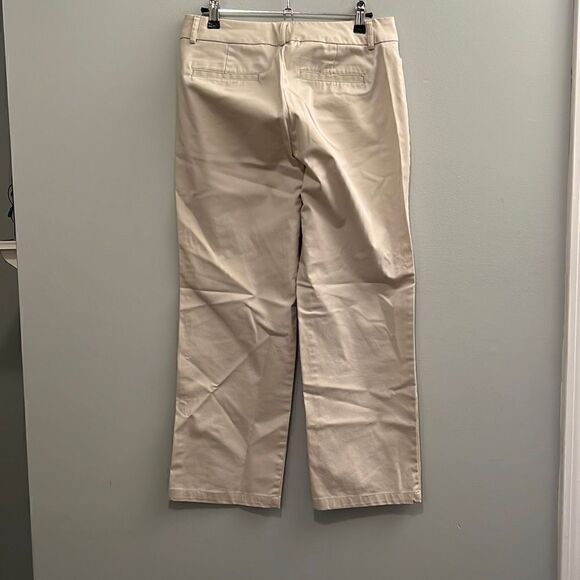 Dockers Women's Beige Petite Ideal Fit Straight Chinos - Picture 2 of 9